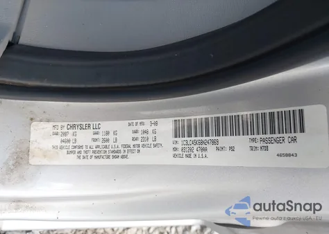 2008 Chrysler Sebring Lx из США, поврежденный, VIN 1C3LC45K68N247869